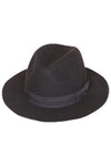 Black Panama Hat - Elizabeth's Boutique 
