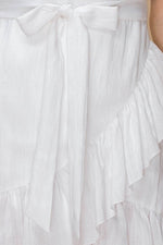 Alicia Off White Wrap Dress - Elizabeth's Boutique 