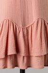 Sadie Tiered Blush Dress - Elizabeth's Boutique 