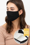 Face Mask- Black - Elizabeth's Boutique 