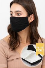 Face Mask- Black - Elizabeth's Boutique 