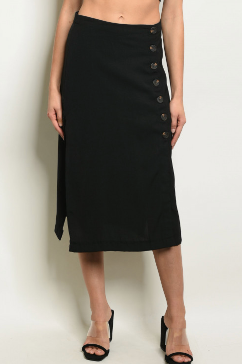 Isabella Black Skirt - Elizabeth's Boutique 