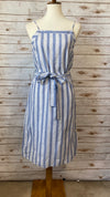 Tara Striped Midi Dress - Elizabeth's Boutique 