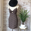 Anastasia Black Floral Print Mini Dress - Elizabeth's Boutique 