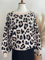 She's In Charge Animal Print Pullover Sweater