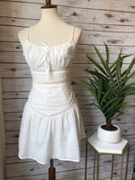 Love You More White Mini Dress - Elizabeth's Boutique 