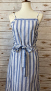 Tara Striped Midi Dress - Elizabeth's Boutique 