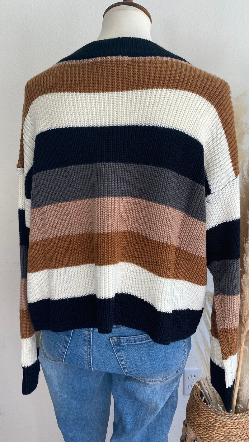 In Love With Fall Colorblock Pullover