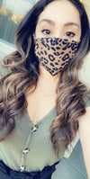 Leopard Print Face Mask - Elizabeth's Boutique 
