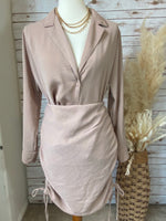 Monica Taupe Two Piece Skirt Set